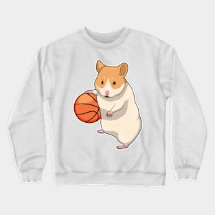 Hamster Basketball player Basketball Crewneck Sweatshirt